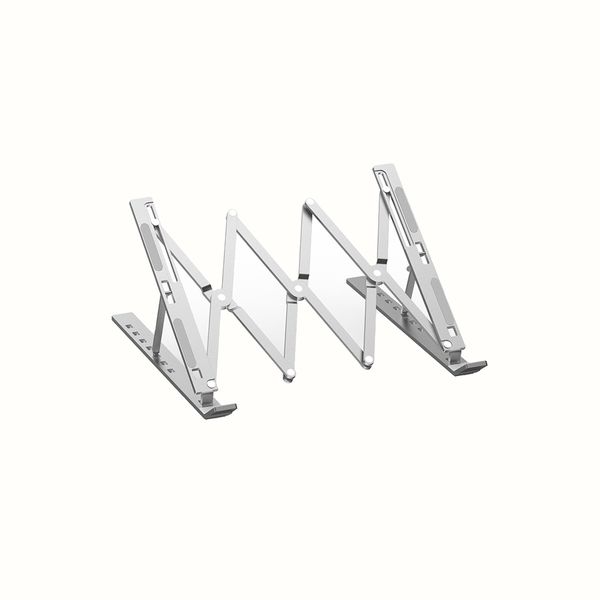 Full-Size Adjustable Laptop Stand &amp; Tablet Holder Portable Folding Design