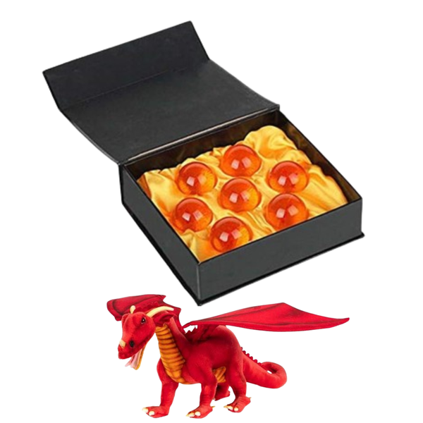 DragonBalls Crystall 7 Piece Anime with Dragon