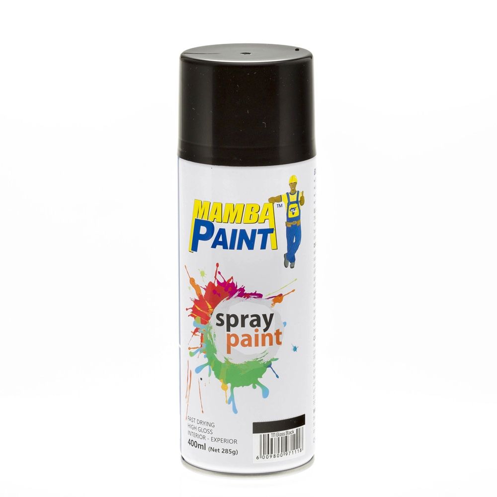 BLACK MAMBA Spray Paint 400ml Gloss Black Shop Today. Get it
