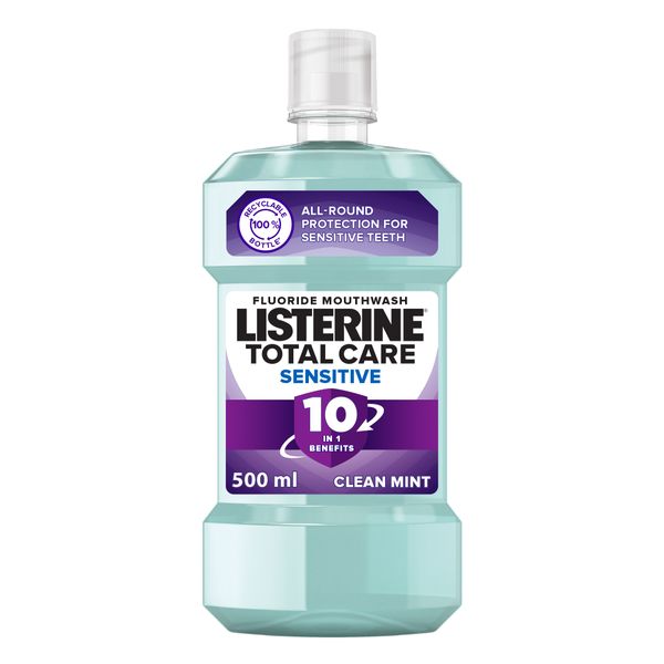 Listerine Total Care Sensitive Mouthwash - 500ml
