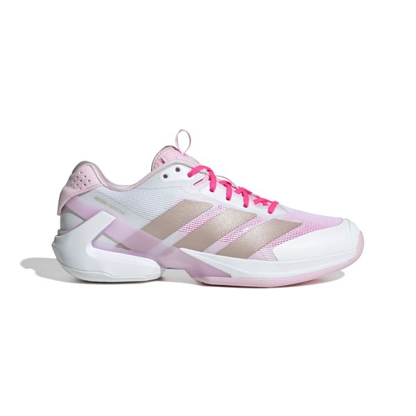 adidas Women's adizero Ubersonic 5 Tennis Shoes - White/Ash Pearl/Pink