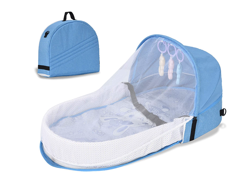 MDL Portable Toddler Bed Baby Crib with Mosquito Net
