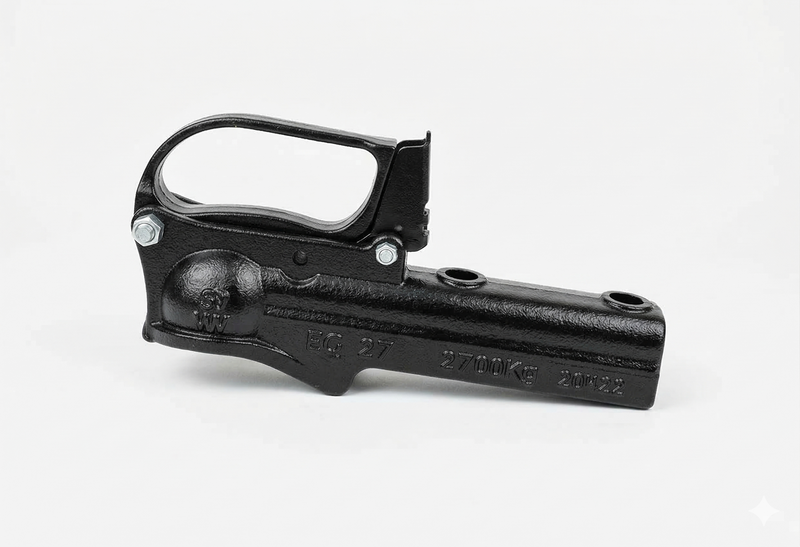 Burquip Heavy Duty Trailer Coupler Mounting -Maximum 2700kg -50MM Width