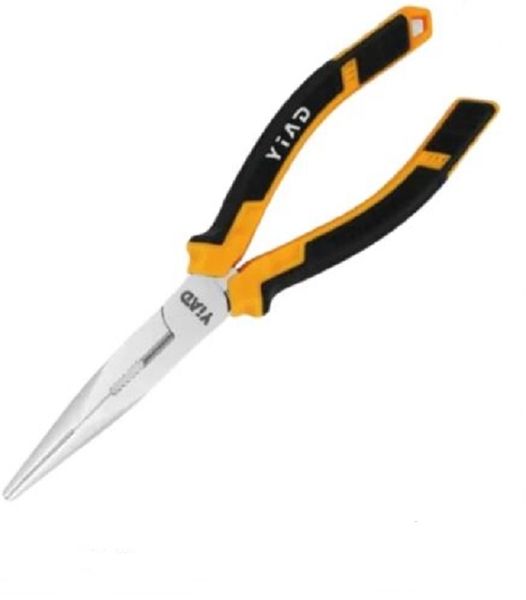 8" 200MM Chrome Vanadium Long Nose Plier Ideal for Cutting &amp; Gripping Wires
