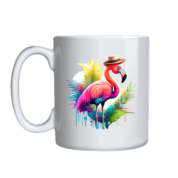 Hat Coffee Mugs Trendy Flamingo Lovers Graphic Cup Birthday Present 035