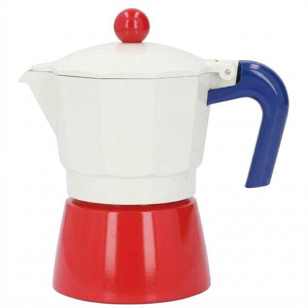 150ml Aluminum Stovetop Coffee Pot - 3 Cup Portable Espresso Brewer