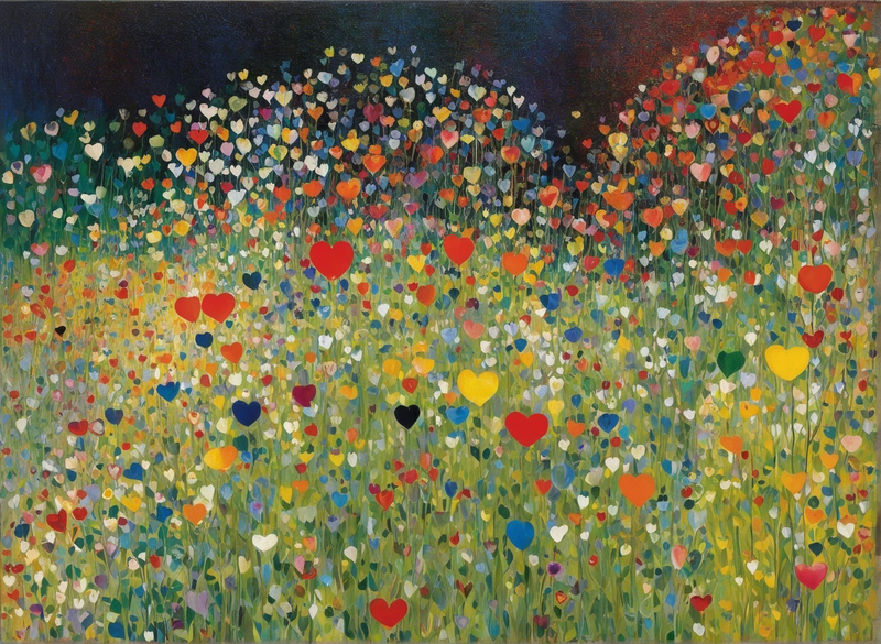 Modern Canvas Wall Art Home Decor - Full Of Love