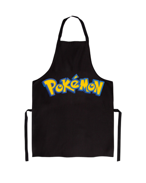 Katz Designs - Black Apron - Pokemon