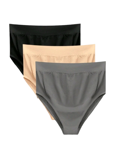 Maternity High-Waist Panties - Set of 3