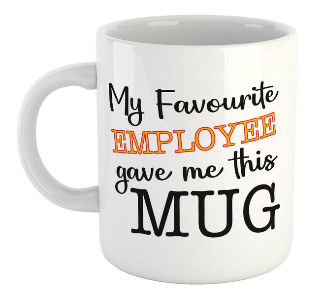 My Favourite Employee Coworker Colleague Work Office Gift Mug