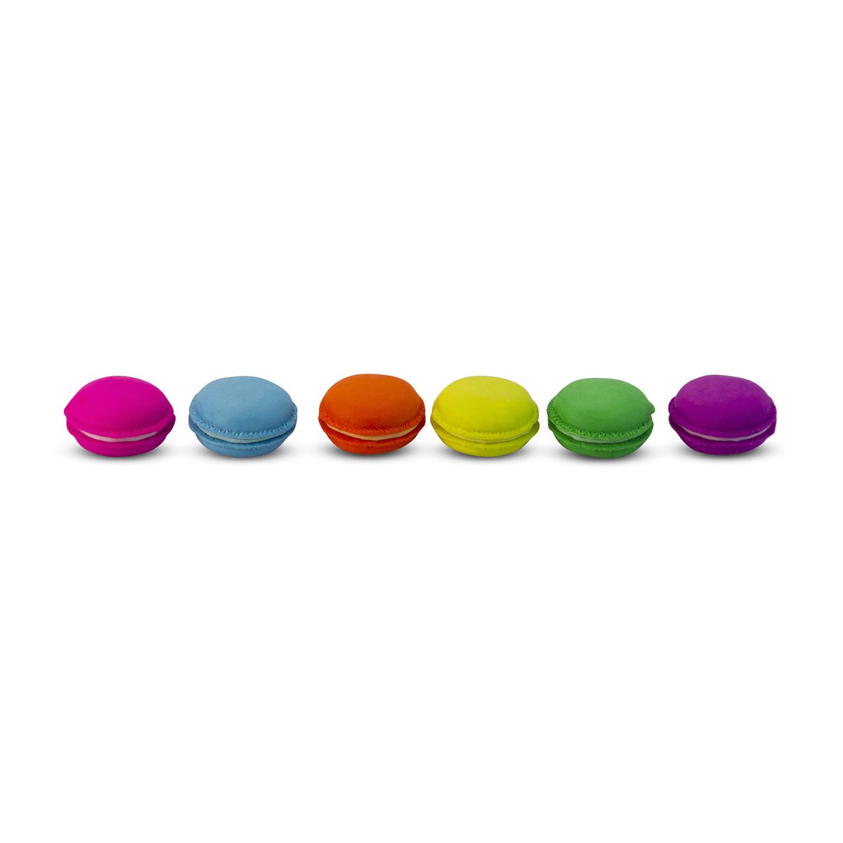 Khoki Erasers Macaroon Assorted Colours Rubber 6 Piece Buy