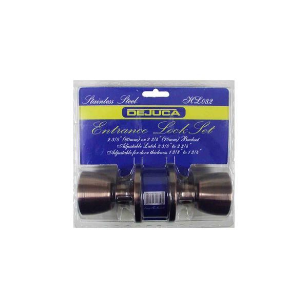 Dejuca - Entrance Lockset - Polished Brass - 3 Pack