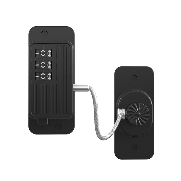 Fridge Lock Refrigerator Lock Keyless One-Click Access Black