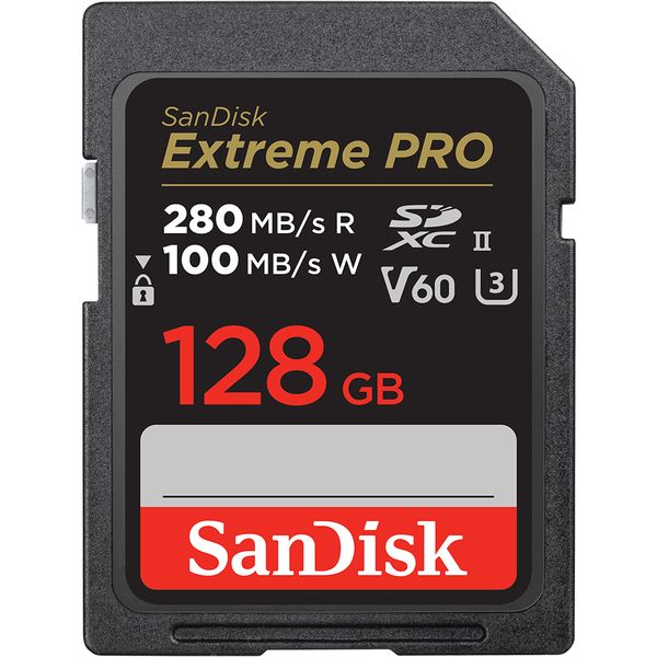 SanDisk Extreme PRO SDXC UHS-II Card 128GB