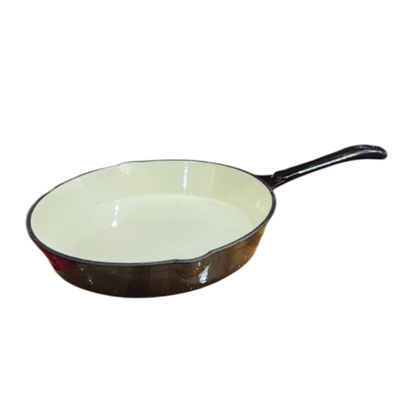 Cast Iron Enamel Frying Pan 25cm