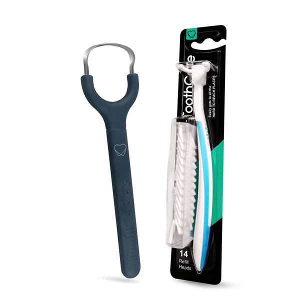 ToothCare - Floss Pro &amp; Ergonomic Tongue Scraper