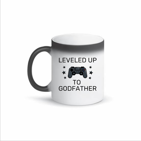 Leveled Up to Godfather Color Changing Mug