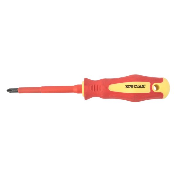 Tork Craft - Screwdriver Insulated Pozi.No.2 x 100mm Vde - 3 Pack