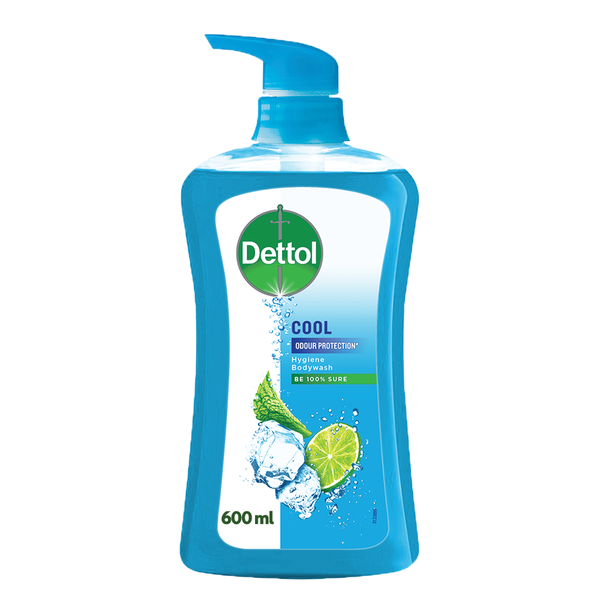 Dettol 600ml, Hygiene Body Wash, Shower Gel, Cool