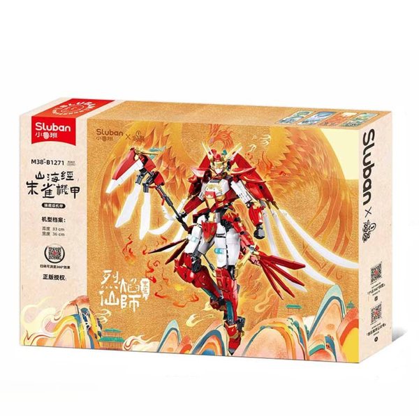 Sluban Building Set: Classic of Mountains and Seas - Vermilion - 706 Pieces