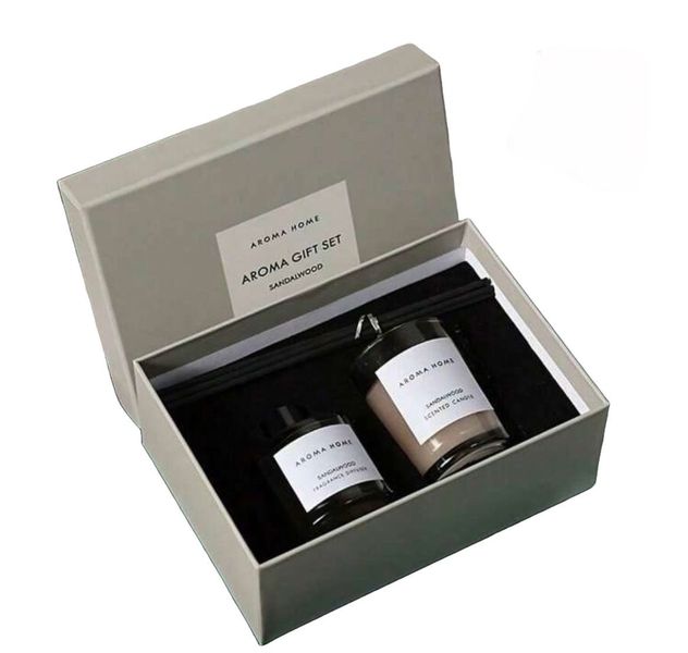 Aromatherapy Sandlewood Candle &amp; Diffuser Set - Luxury Home Gifting