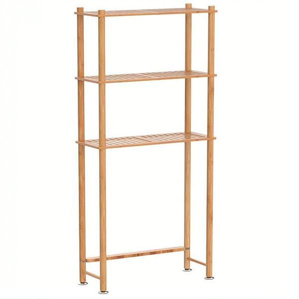 3-Tier Toilet Shelf Bathroom Shelve Bathroom Storage Cabinet Organizer Rack
