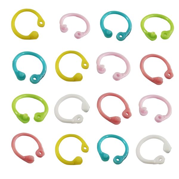 Craft Stationery Plastic Paper Book Binder Rings Set of 16 (25 mm)