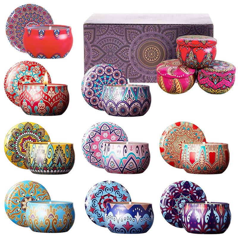 Scented Candles Aromatic Candles,Set Of 12 Pieces 2.2 Ounces Each