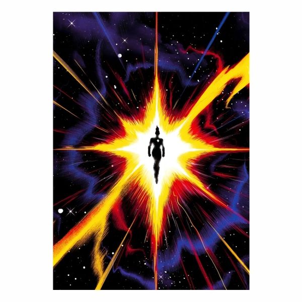 Ultra Flames Midnight Captain Marvel - A1 Poster