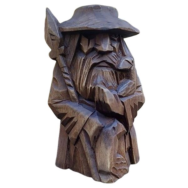 Decor Viking Nordic Pagan Norse Gods Sculpture - 10cm