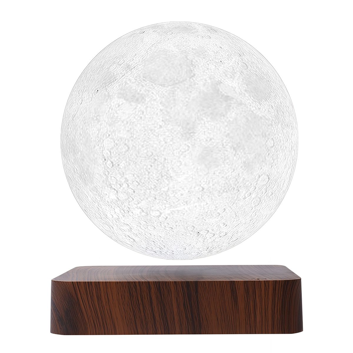 Magnetic Levitation Moon Night Light, Three Colors Adjustable
