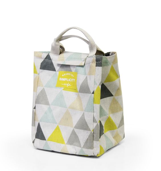 Fine Living Lunch Bag - Yellow/Turquoise