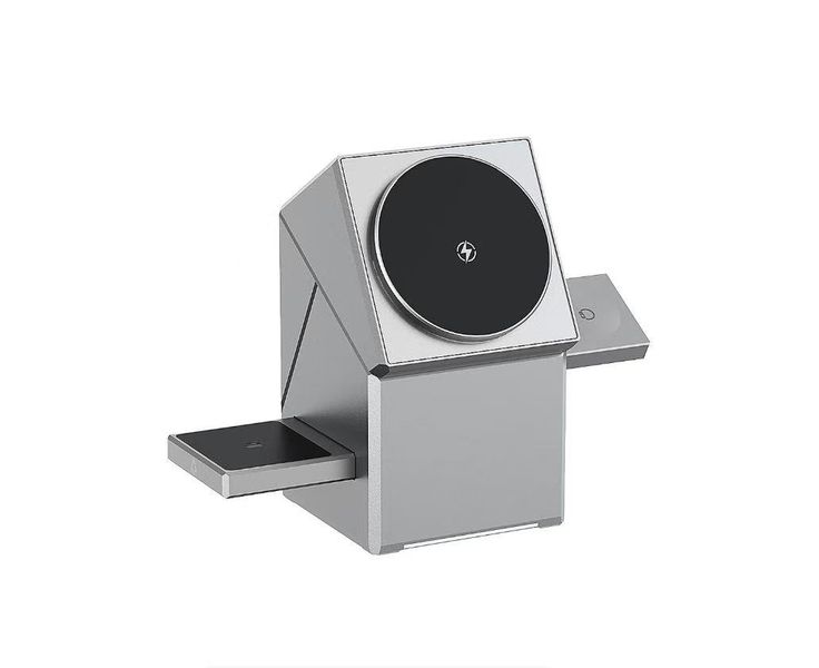 Qi2 3-in-1 Magnetic Rotating Cube Wireless Charger