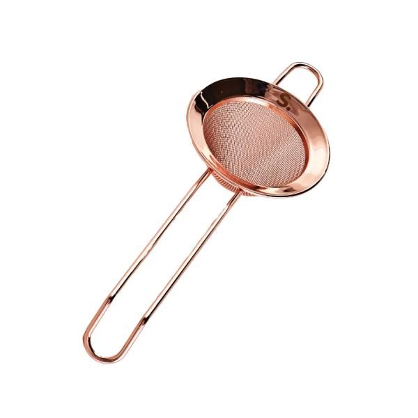 Spil. Rose Gold Stainless Steel Cocktail Straine image
