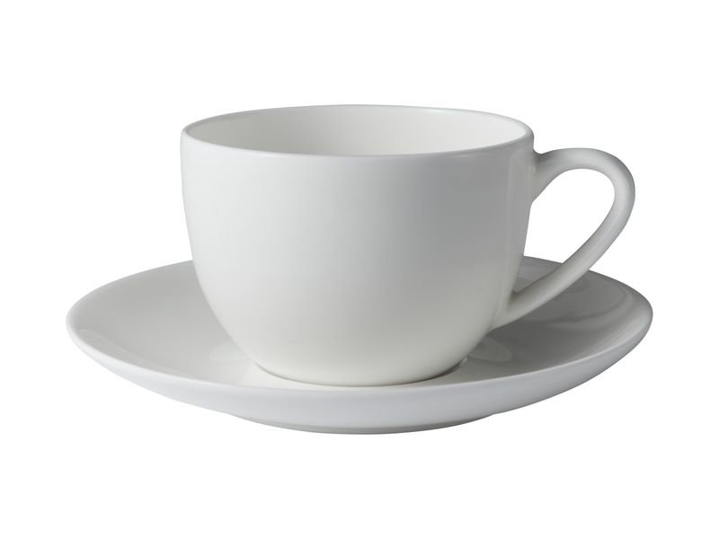Cashmere Round Espresso Cup and Saucer 100ml - Set of 4