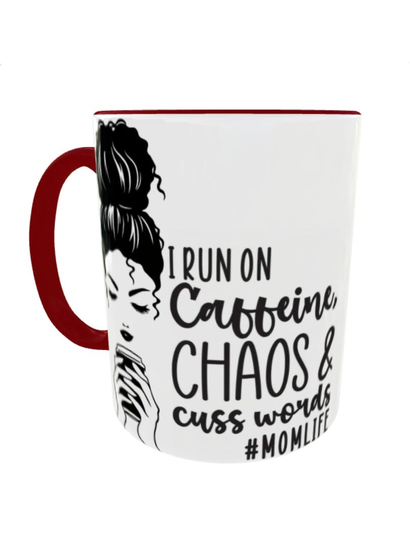 I Run On Caffeine Printed Coffee Mug | Shop Today. Get it Tomorrow ...