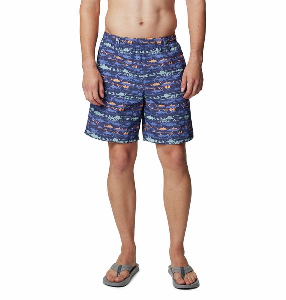 Columbia Men's PFG Super Backcast - Water Shorts Nocturnal Gamefish Stripe