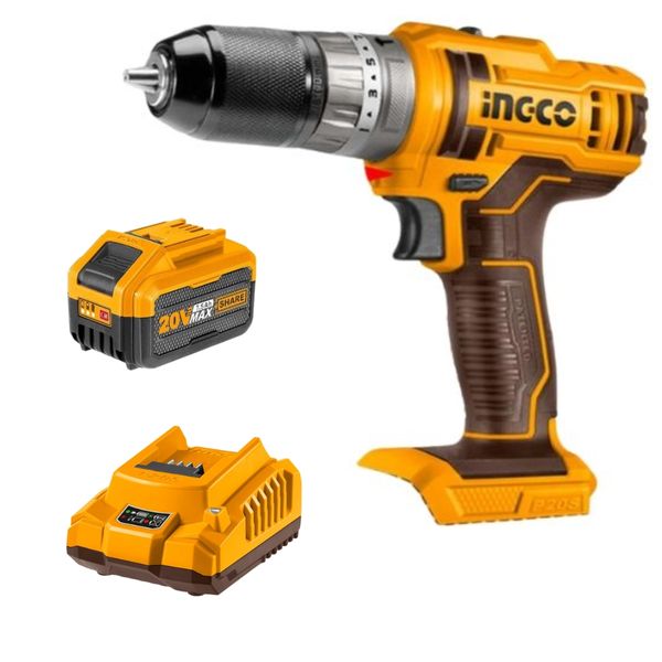 Ingco - Lithium - Ion Impact Drill (20V) with 7.5Ah Battery &amp; Charger