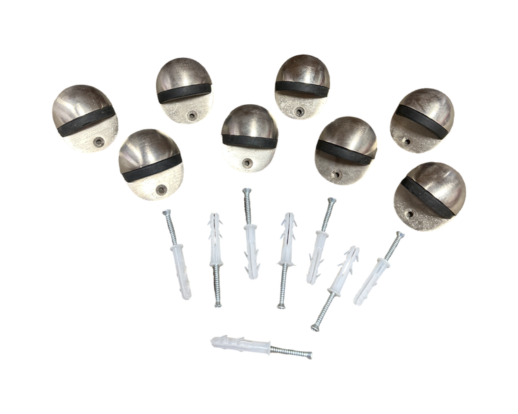Half Moon Zinc Door Stop Combo 8