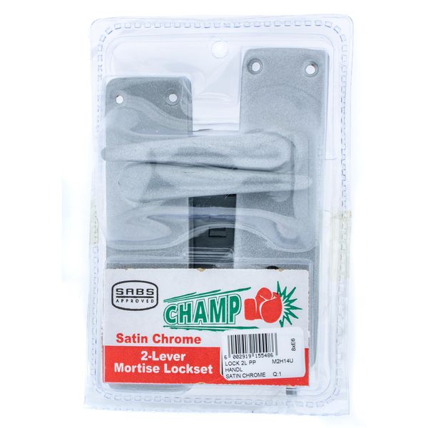 CHAMP 2-Lever Lockset Fibertech Satin Chrome Handles Q:1 M2H14U