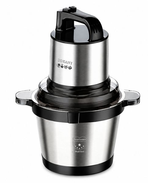 Sokany 4L Electric Food Chopper &amp; Meat Grinder - 800W Stainless Steel Bowl