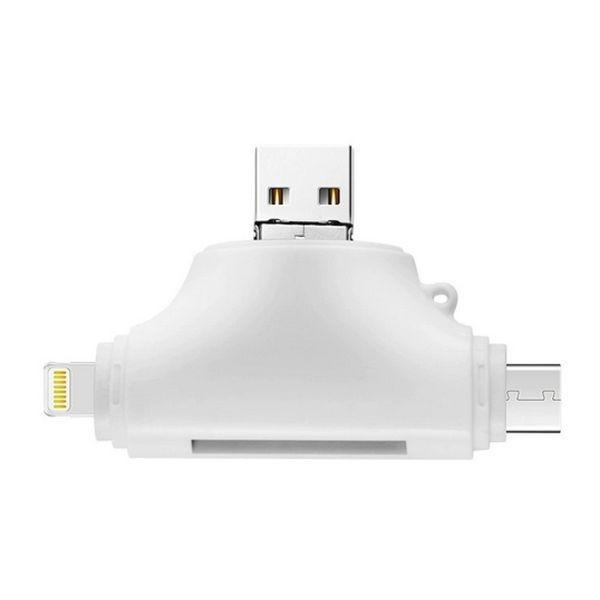 4 in 1 SD Kartenleser Compatible With iPhone and Android