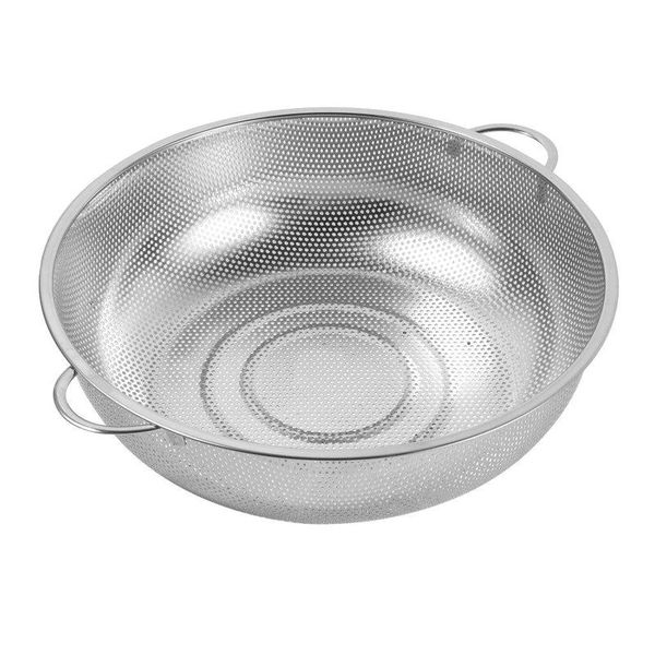 Stainless Steel Perforated Colander with Dual Handles
