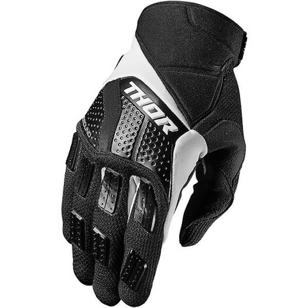 Thor Rebound Black/White Gloves image