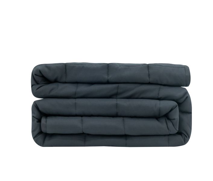 Weighted Blanket Premium Material 100% Cotton 9Kg W152xL203 cm-DarkGrey