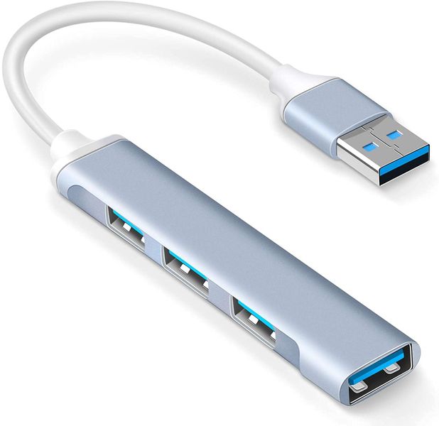 USB 3.0 Hub 4-Port Multi Splitter Adapter for Laptop, Tablet &amp; Computer