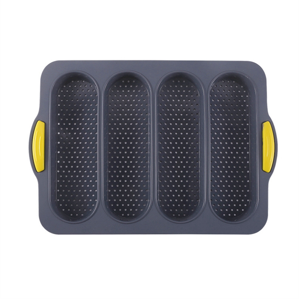 Silicone Loaf Pan Baking Pan for Baking French Baguettes/Hot Dog Buns,Nonst