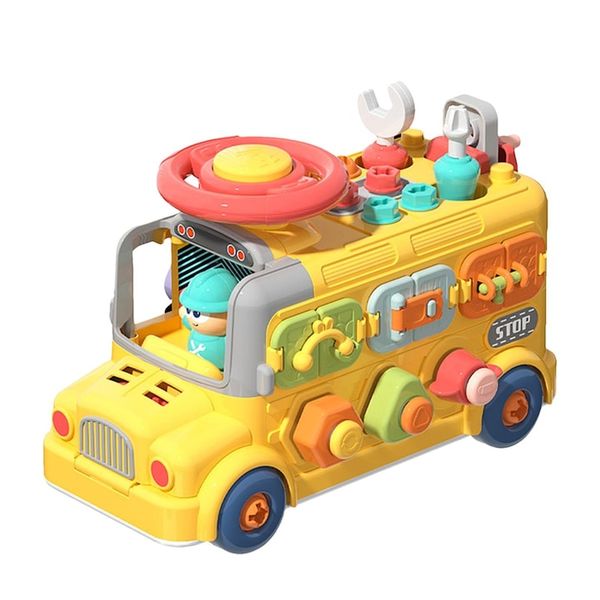 Take Apart Construction Vehicle Toy, Building Engineering Truck Play Bus