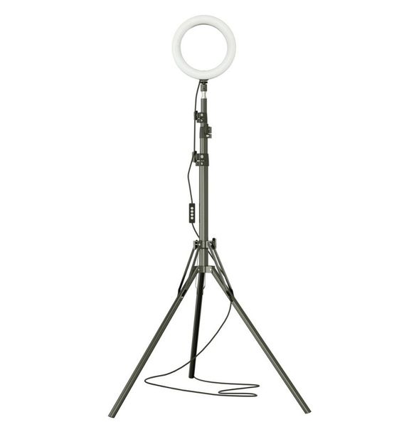 6.5 inch Dimmable Ringlight with Adjustable 2.1m Tripod Stand