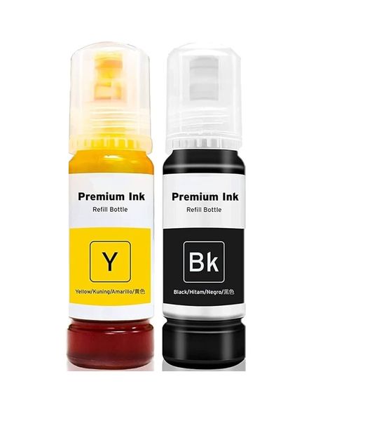 Refill Ink Bottle Set compatible Epson 106 Black and Epson 106 Yellow